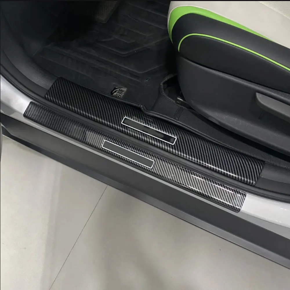 Car Door Sill Scuff Plate for BYD Dolphin EV 2022~2024 2023 ABS Welcome Pedal Threshold Guards Cover Sticker Decals Accessories