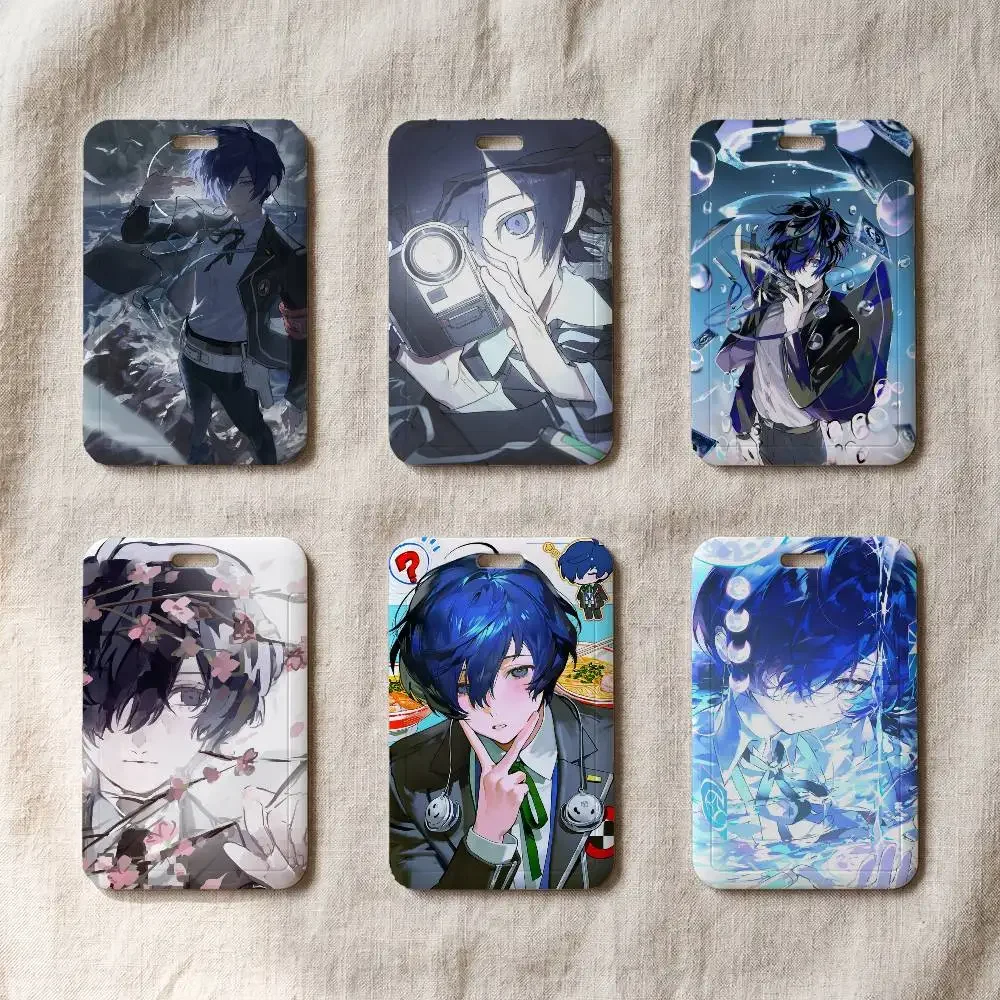 Makoto Yuki Anime  Fashion ID Card Holder Business Work Card Sleeve Protector