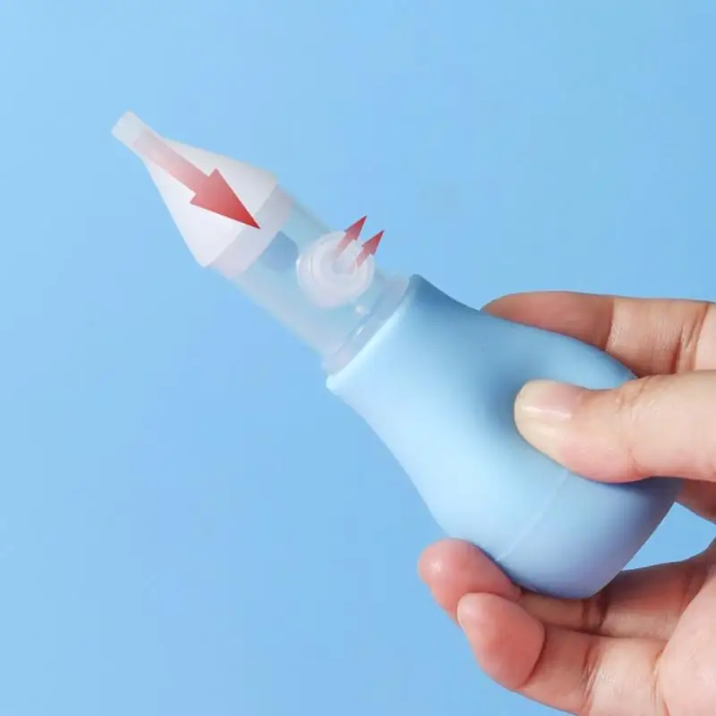 Baby Nasal Aspirator Nose Aspirator Vacuum Suction Nose Cleaner with Soft Silicone Nozzle Anti-Backflow Snot Remover