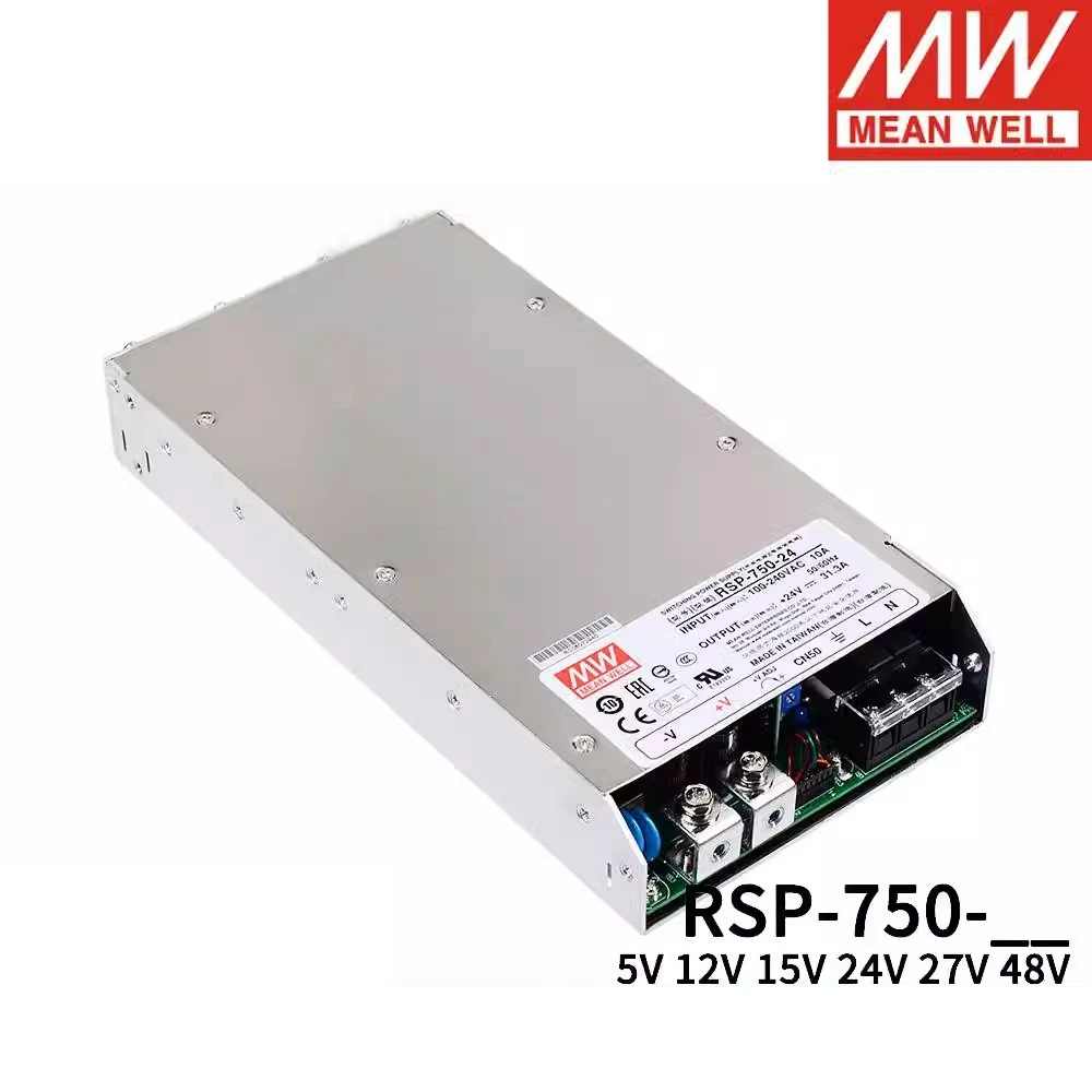 MEAN WELL RSP-750-48 RSP-750-12 RSP-750-15 RSP-750-24 RSP-750-27 RSP-750-5 Single Output with PFC Function Profile Power Supply