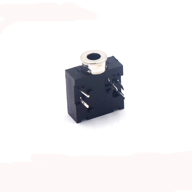 10PCS/LOT  PJ-204 headphone power socket 5 pins 3 fixed pins 2.5MM diameter socket female