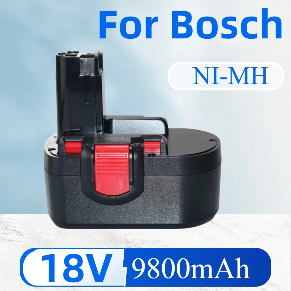 

9800mAh 18V Ni-MH Rechargeable Battery Replacement for Bosch Electric drill screwdriver GSR 18VE-2 PSB