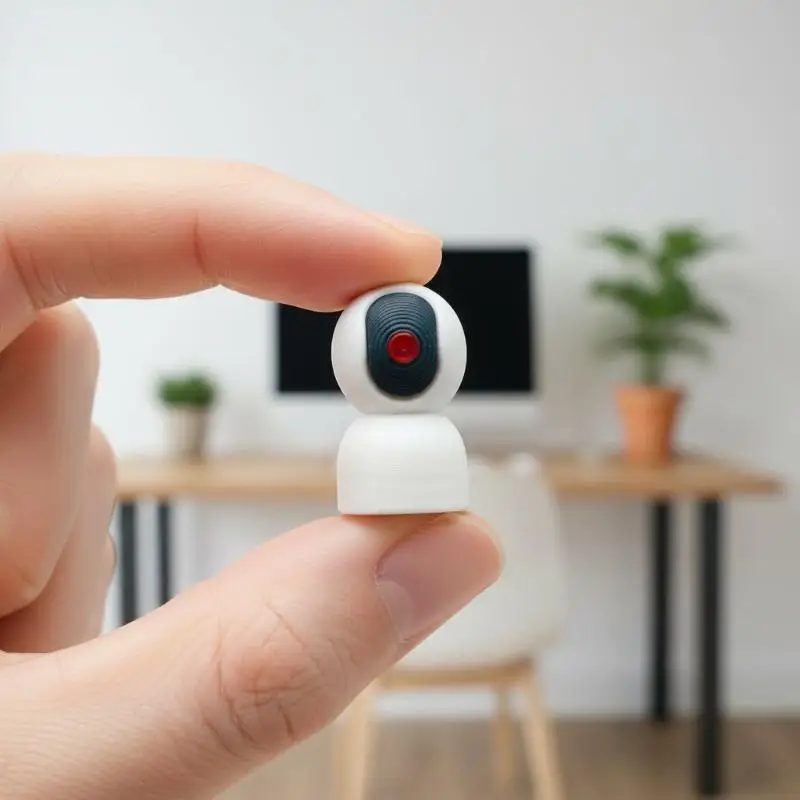 1/5Pcs Doll House Home Decoration Accessories 1/12 Dollhouse Mini Surveillance Camera Model Dolls Home Micro Scene Ornament