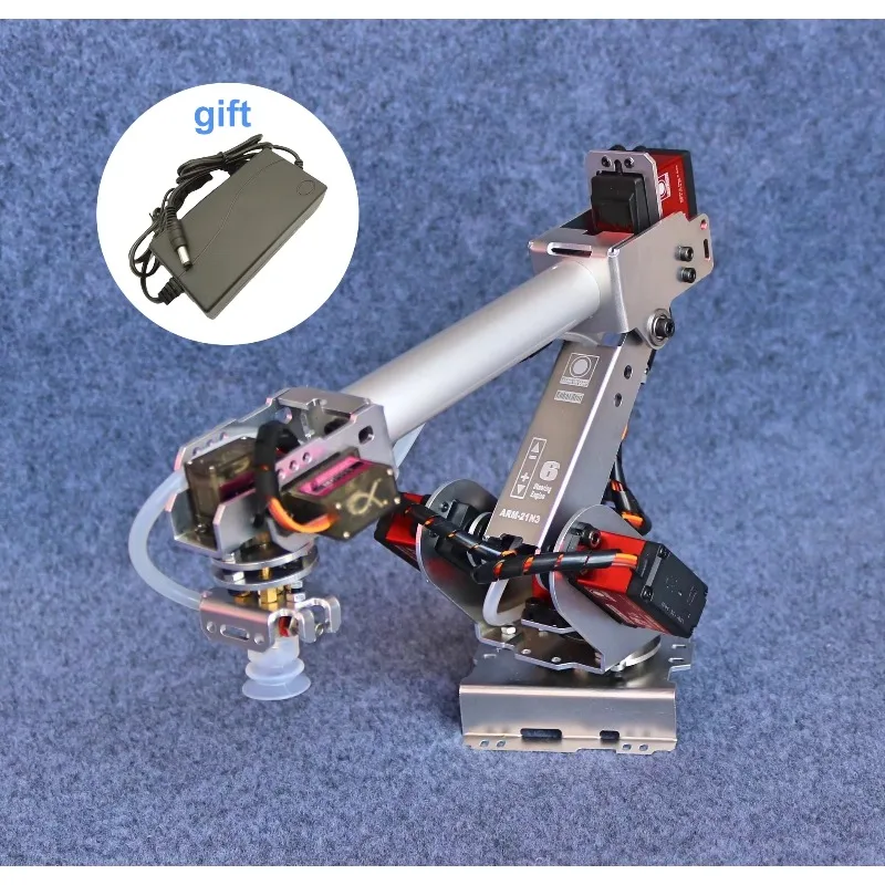 【Industrial】6 Axis Robot Arm With 6pcs Servos For Arduino Robotic Arm Model Multi-Axis Manipulator Robot Model