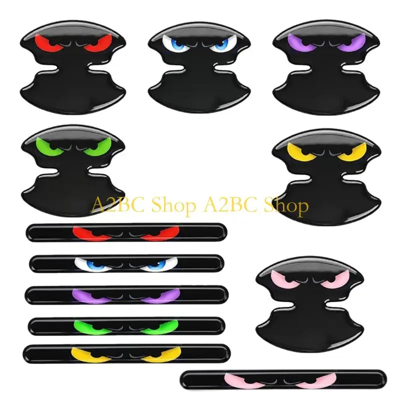 A2BC Door Cup Decal Set for Cars with Glossy 8 Piece