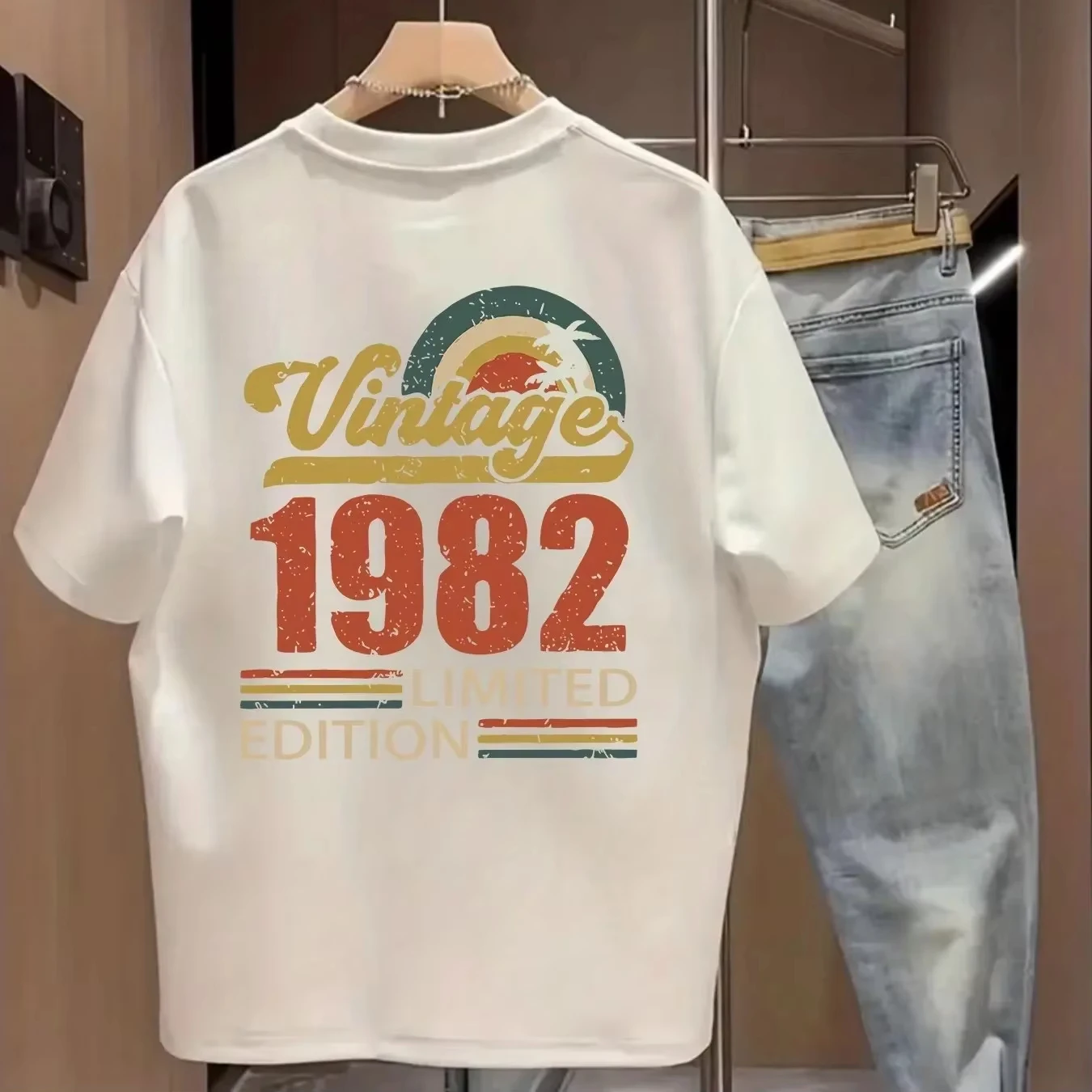 Men and Women Summer Vintage T-Shirt 