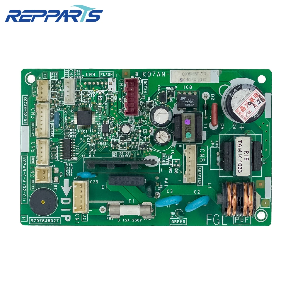 

Used K07AN-C-A(02-01) Circuit PCB K07AN-02-01 9707648027 Control Board For Fujitsu Air Conditioner Conditioning Parts