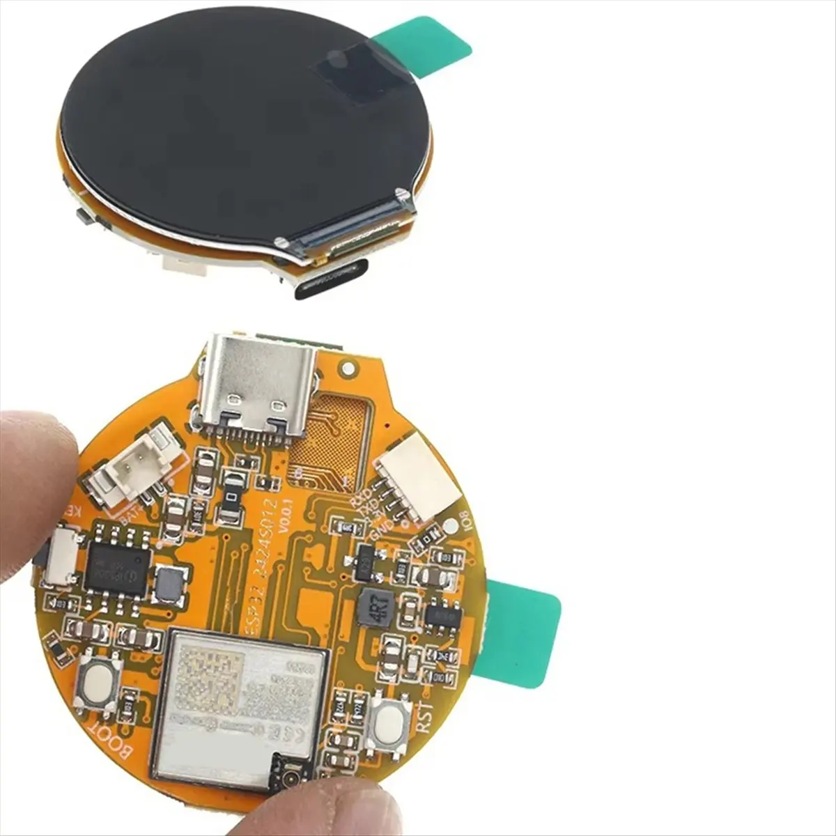 AAAE 1.28inch TypeC -C3 IPS Round Display -2424S012 Capacitive Touchscreen 240x240 TFT LCD Module Touch Screen