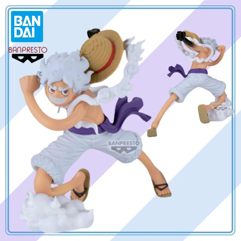 

【100% оригинал】BANDAI BANPRESTO One Piece — Monkey D. Luffy — Grandista — Gear 5, II Collection Series Модель мультяшного персонажа