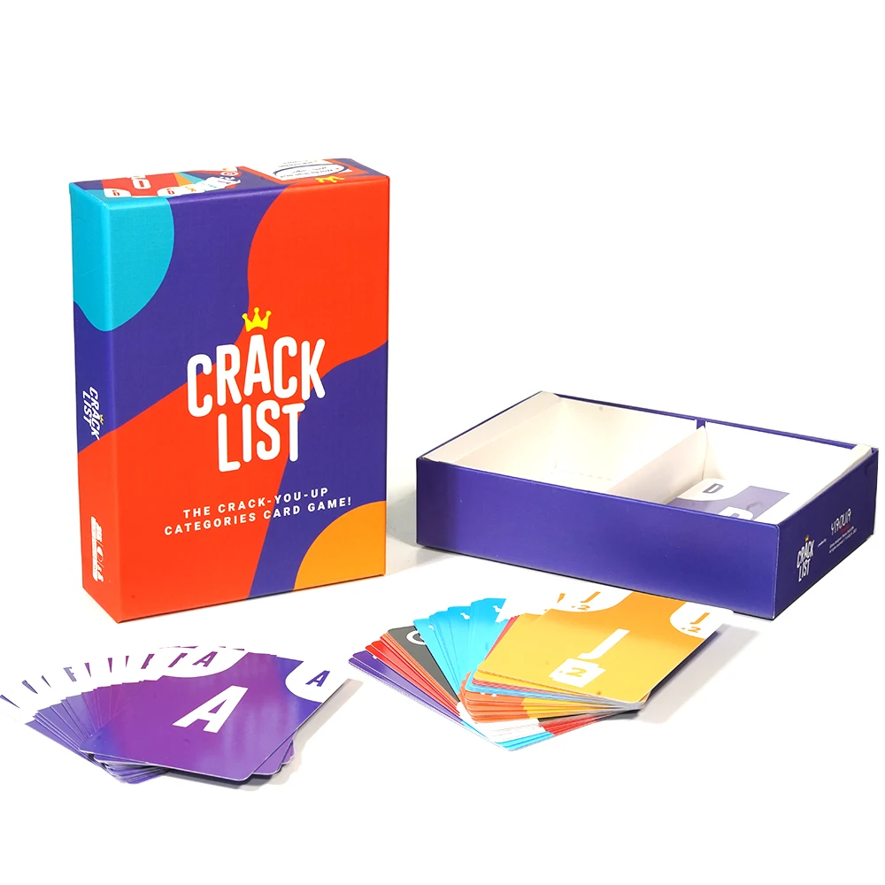 SAVANA Crack List The Crack You Up Categories Gra karciana 2+ graczy Rodzinne gry planszowe