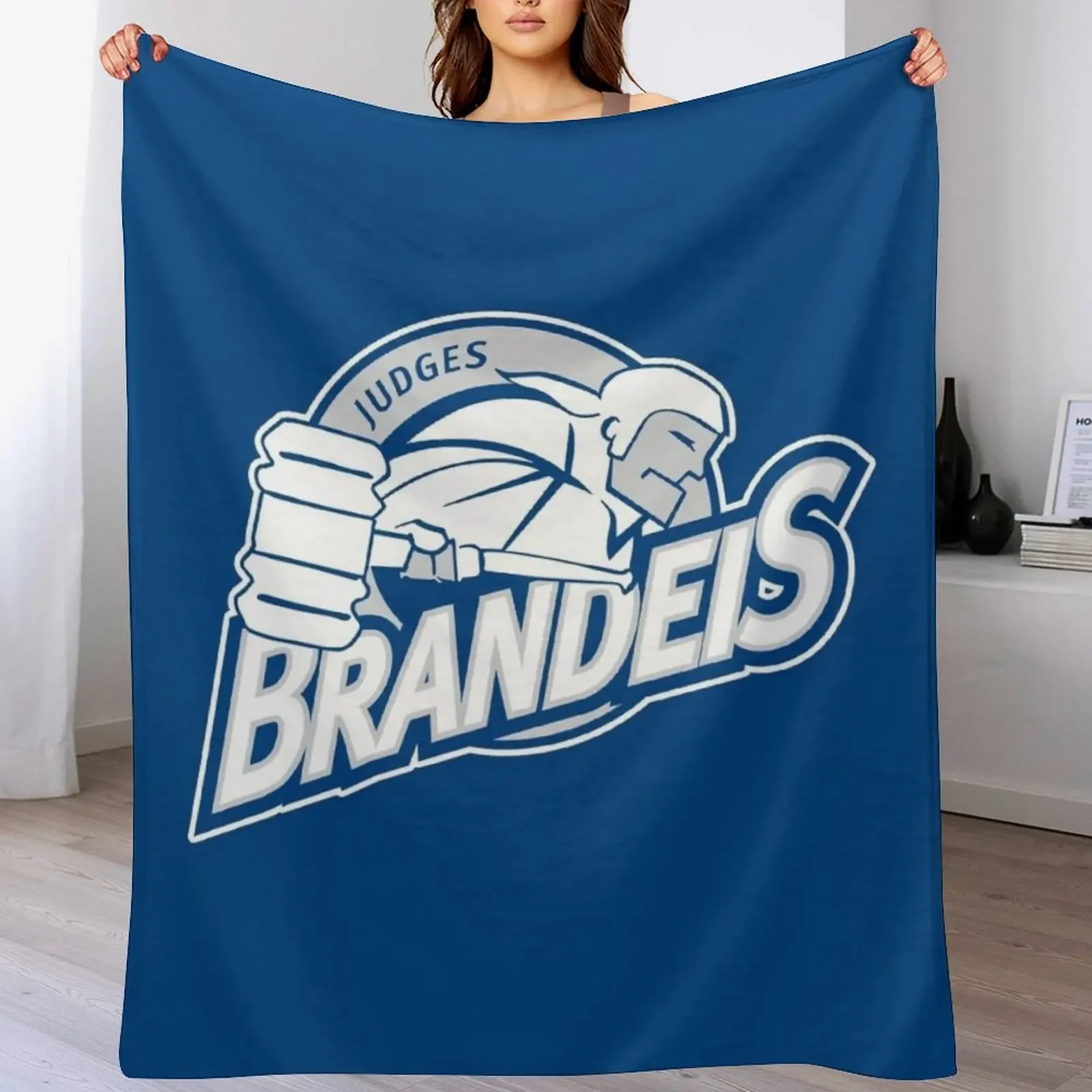Brandeis University Throw Blanket Soft Comfort Blanket for Reading Watching TV