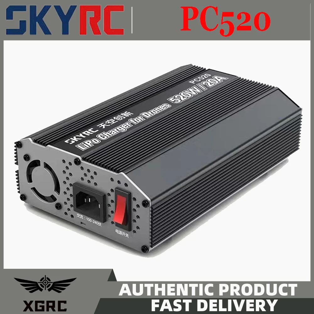 

SKYRC PC520 520 Вт 20A зарядное устройство Lipo быстрое зарядное устройство со светодиодным цифровым дисплеем LiPo зарядное устройство для дронов 6S