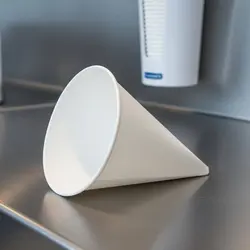 Vasos biodegradables sin blanquear para dispensador de agua gatos y perros
