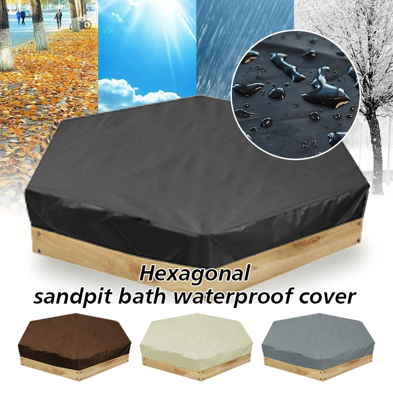 

Bathtub Swimming Pool Dust Cover Hexagon Hot Tub Cover Waterproof Canopy Outdoor Sunshade Courtyard SPA Cover Kid Bunker Cover