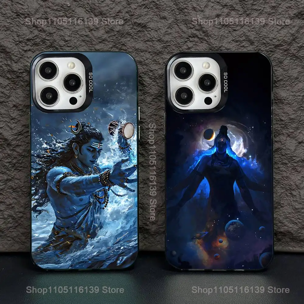 

Lord Shiva Mahadev Of India Phone Case For iPhone 16,15,14,13,12,11,Pro,XS,Max,Plus,Mini,SE Black Candy Matte Shockproof Cover