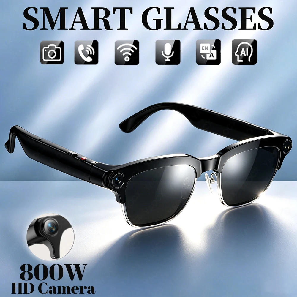 2026-ai-smart-glasses-800w-hd-camera-video-recording-real-time-translation-300mah-ai-voice-assistant-speakers-smart-sunglasses