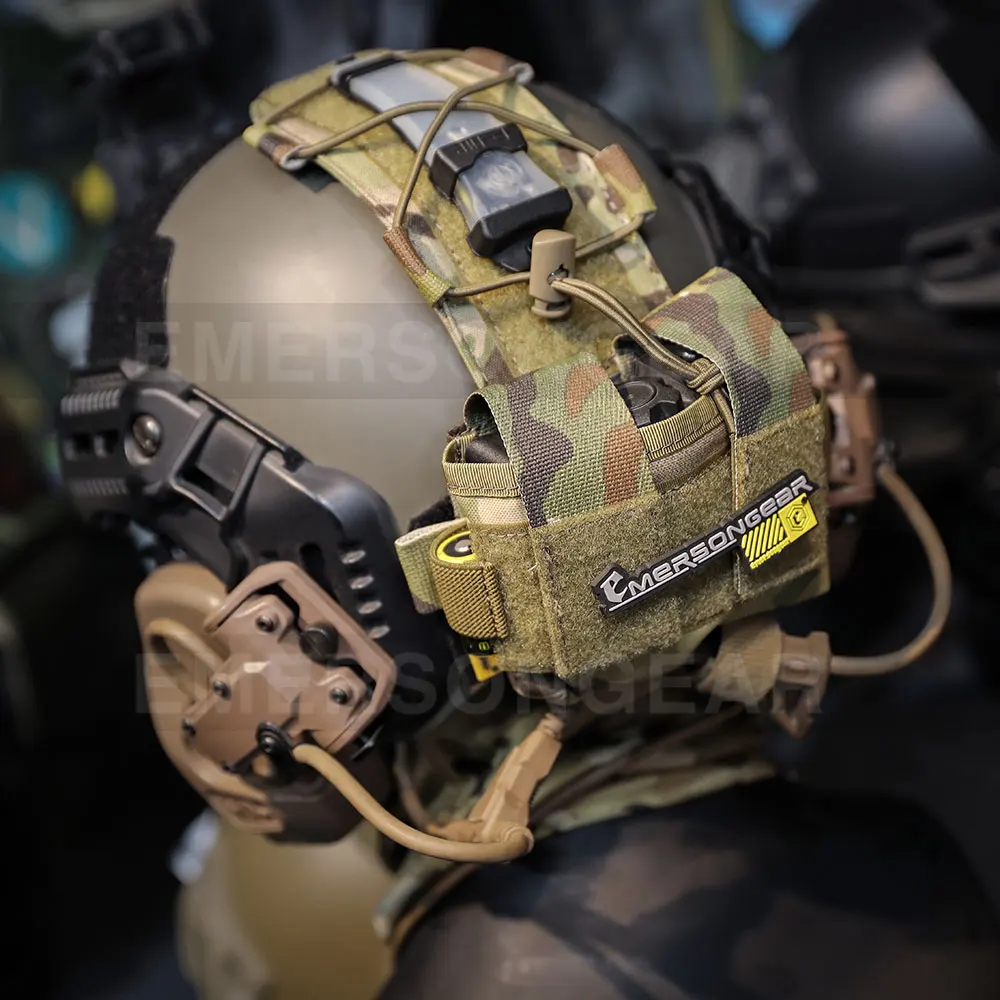 Emersongear MK2 Portabaterías casco táctico – Nylon caza y montaña - imagen 5