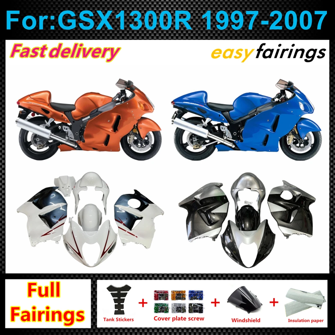Complete Outer Body Fairing Shell Injection ABS Fit GSX1300R GSXR1300 Hayabusa 1997-2007 1300cc Gen1 Hayabusa fairings Parts
