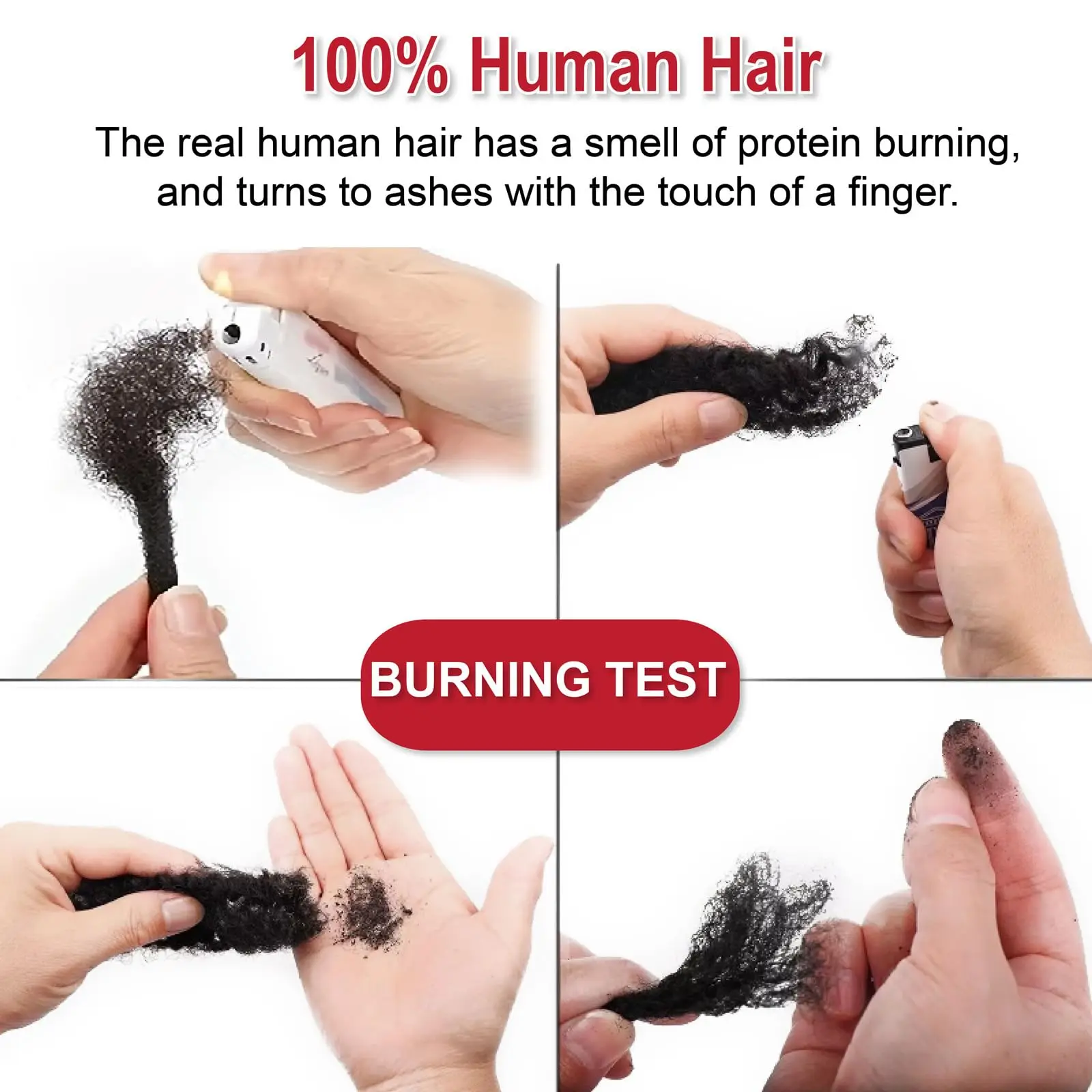 الأفرو غريب مجعد تجديل الشعر السائبة لتضفير صغير التقلبات الأفرو غريب السائبة الشعر لملحقات Dreadlock إصلاح Locs النساء