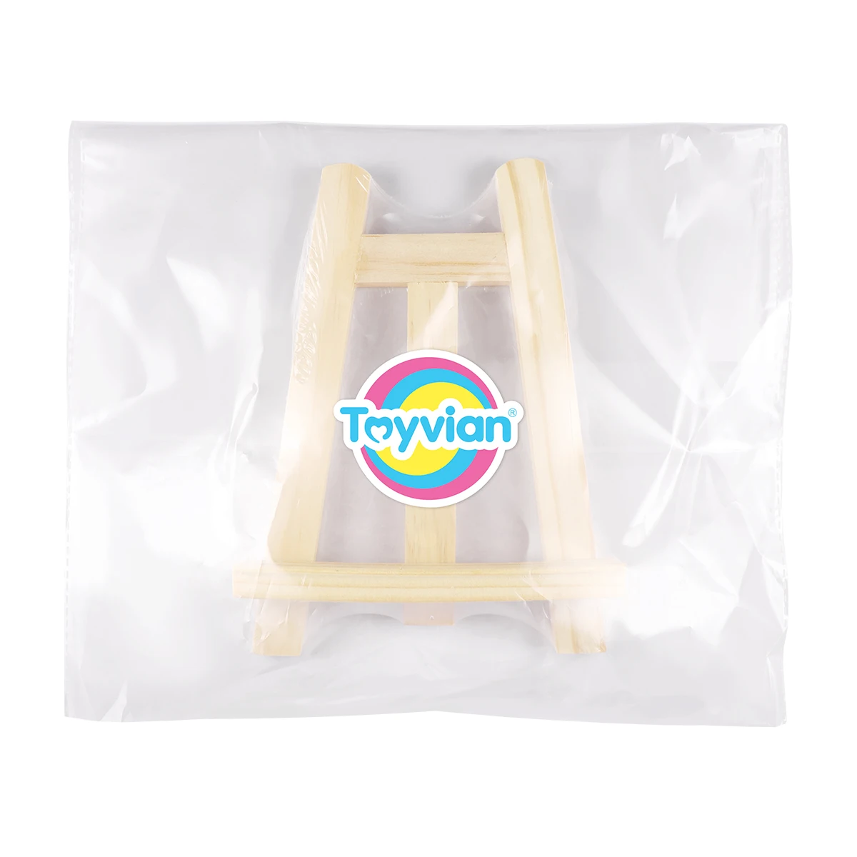 Children's Easel Photo Painting Triangle Frame Bracket Mini Tabletop Wood Display Bamboo Kids