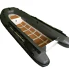 Bateau à rames en aluminium, Double coque en aluminium en V profond, canot gonflable, bateau à nervures 1
