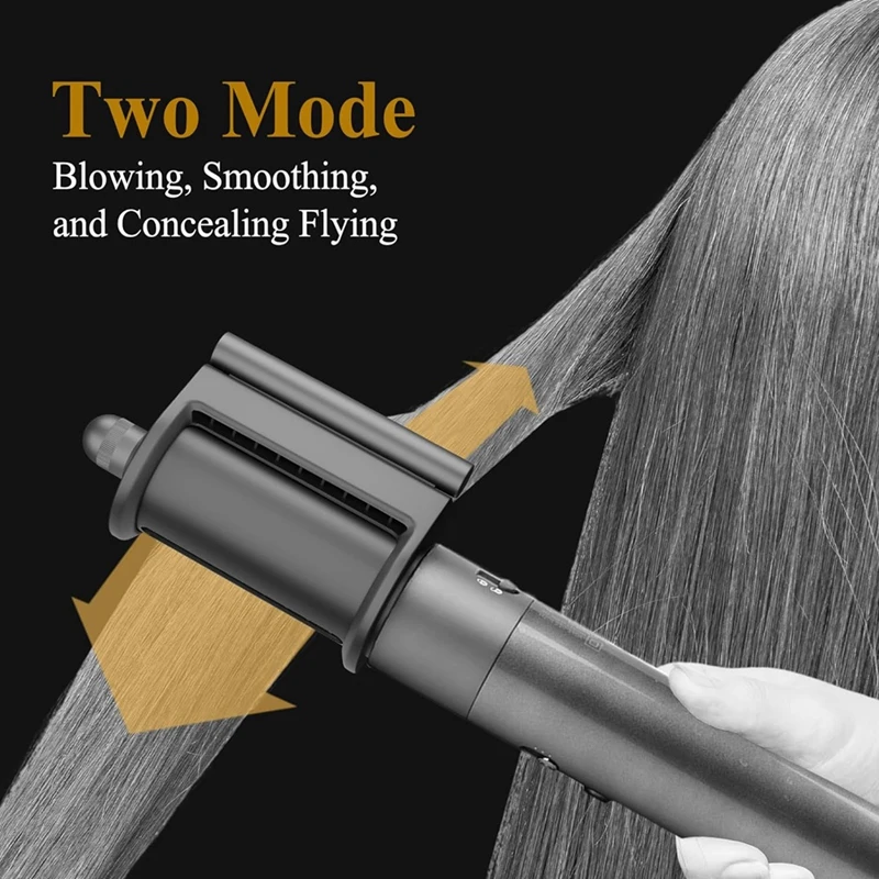 Large Round Volumizing Brush And Anti-Flight Flyaway Smoothing Attachment For Dyson Airwrap