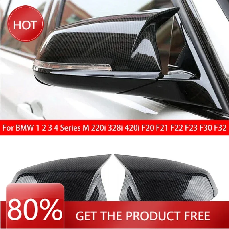 

Чехлы на зеркала для BMW 1, 2, 3, 4 серии M 220i 328i 420i F20 F21 F22, автомобильные сменные боковые зеркала заднего вида, крышка крыла, внешняя D