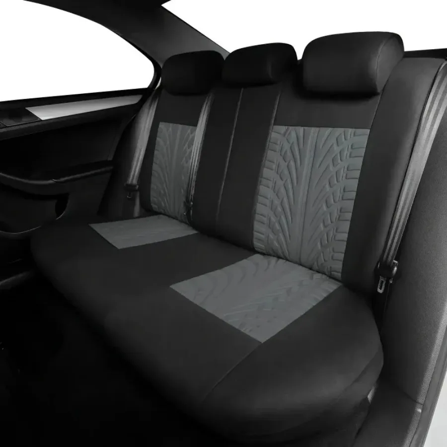 

Car Seat Covers Full Set - Front Split & Rear Bench Design, Practical Automotive Interior Protectors
