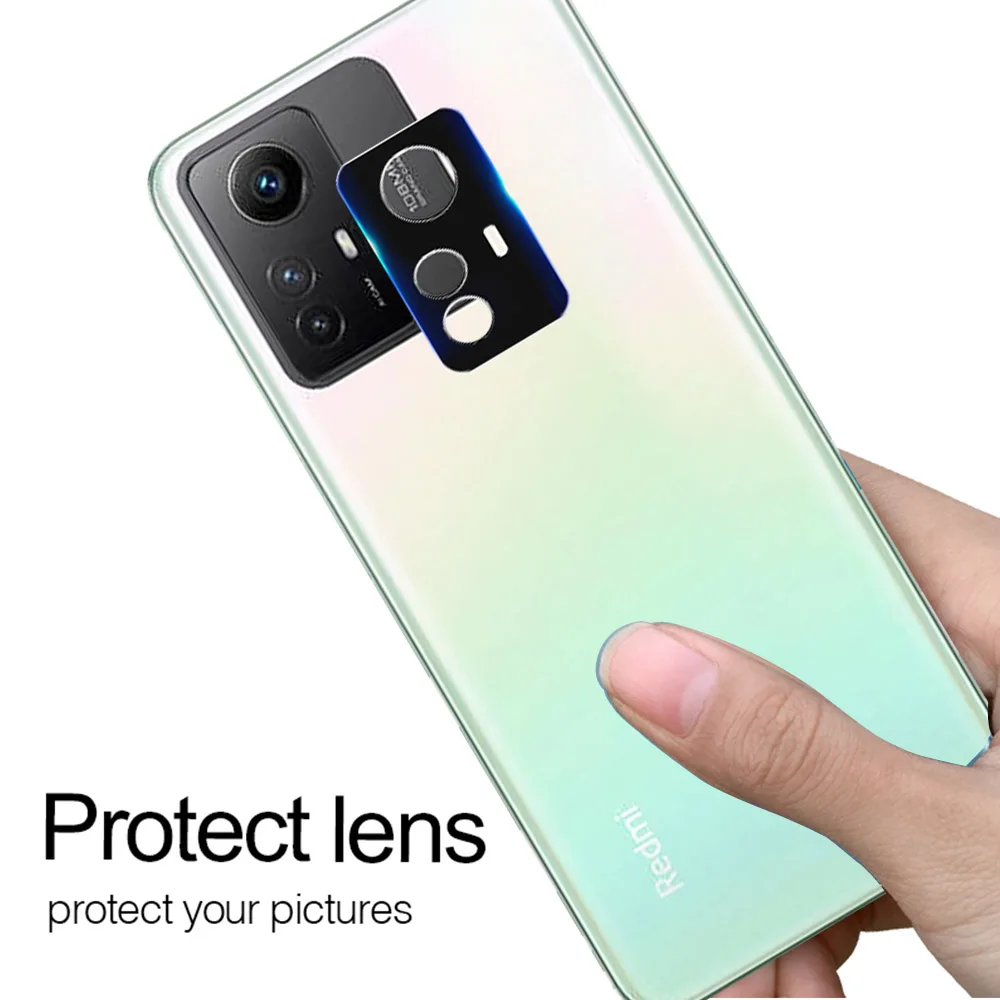 2Pcs 3D Back Camera Protector Case For Xiaomi Redmi Note 12S 4G Tempered Glass Ring Rear Lens Cover Redmy Note12s Note 12s 12 S