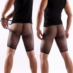 Fashion Mens Underwear Tights Underpant Breathable Comfortable Glitter Tights Low Rise Panties Pantyhose Seamless