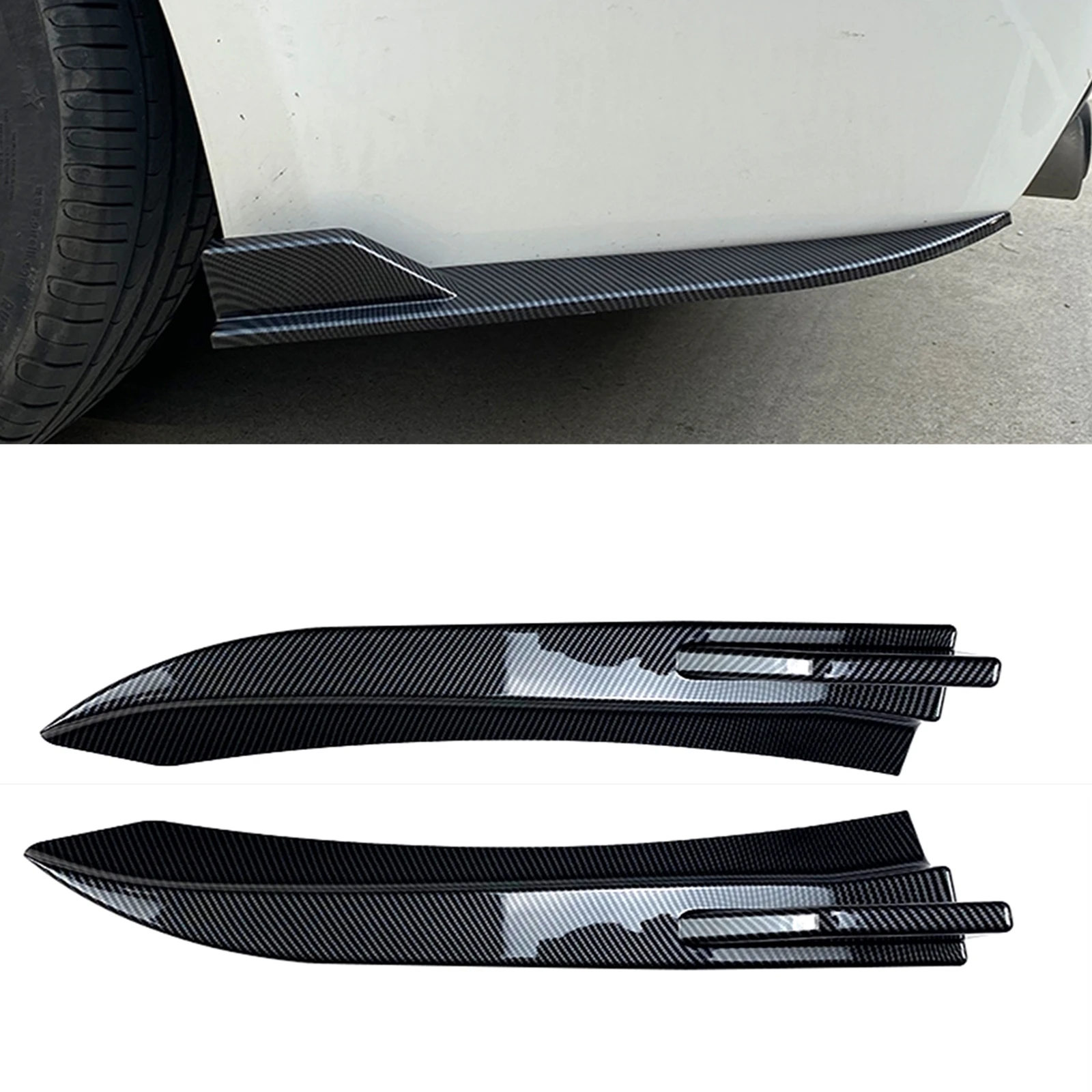 

Rear Bumper Side Splitter Cover Spoiler Corner Guard Plate For BMW 3 Series F30 F31 M Pack Sport 320i 325i 328i 335i 2012-2019