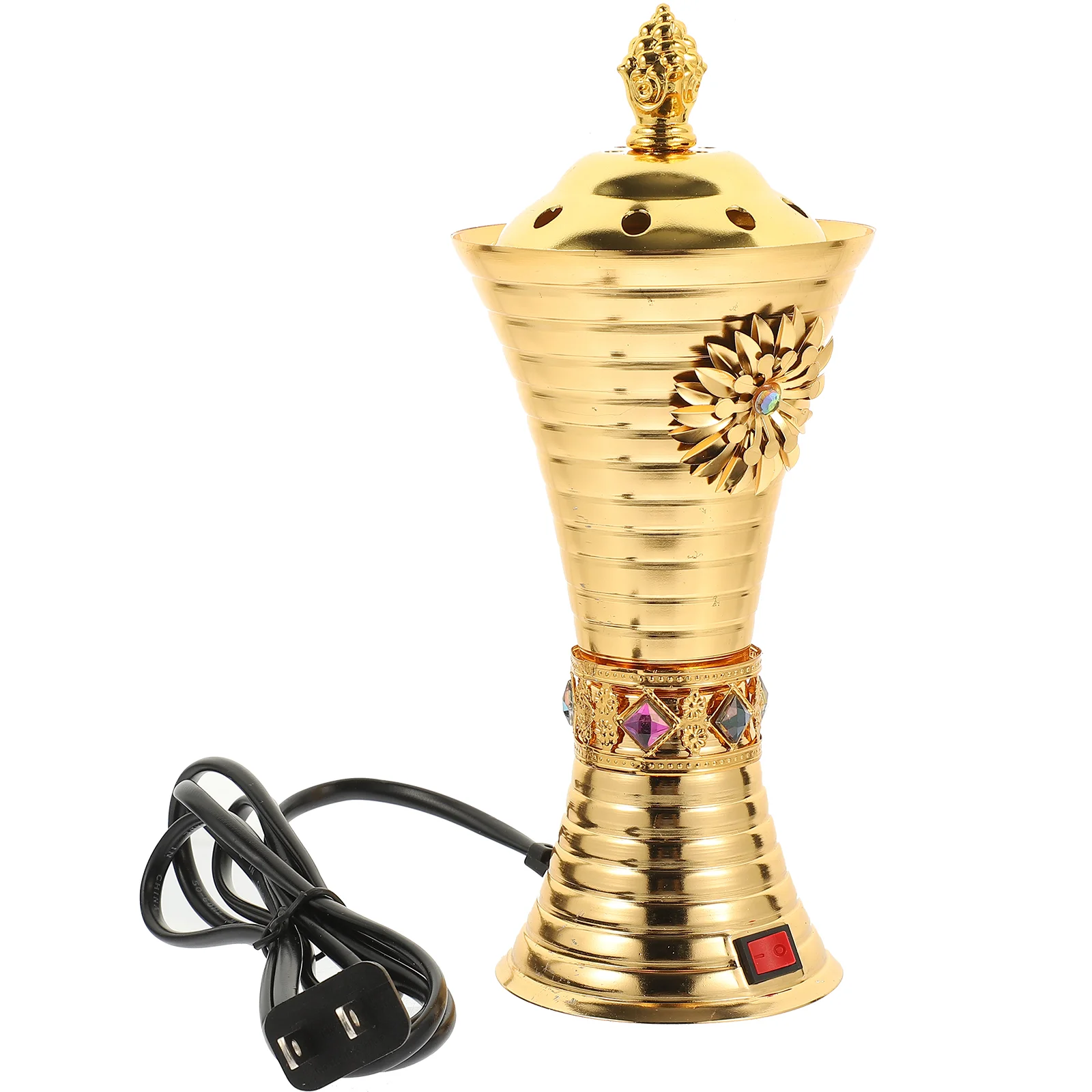 

Plug-in Incense Burner Frankincense Censer Holder Aroma Storage for Decoration Southeast Asia