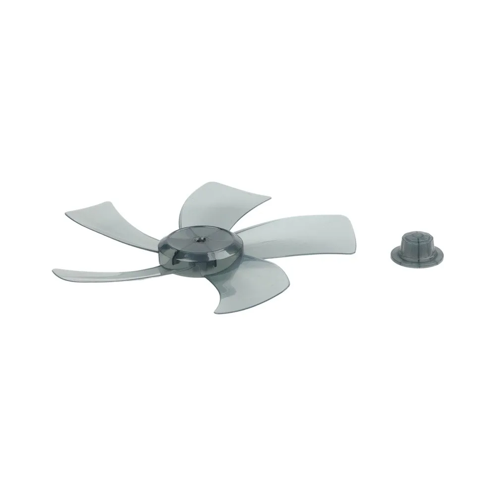 12 Inch Fan Blade for Pedestal Fan with Nut Cover Five Leaf Design Compatible with 280mm Fan Mounting Specifications