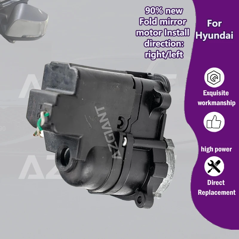 

AZGIANT For Hyundai i30 i10 ix35/Grand Santa Fe XL Car Exterior rear view mirror Engine 12V motor parts rétroviseur voiture tool