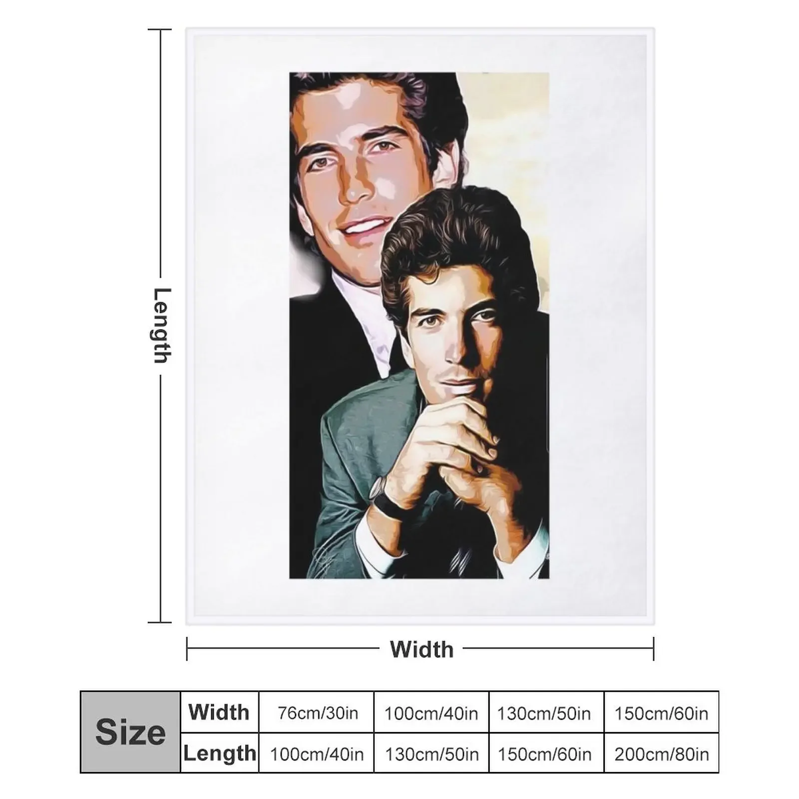 جديد JFK JR رمي بطانية رقيقة البطانيات وأسرة الشتاء أفكار هدايا عيد الحب البطانيات