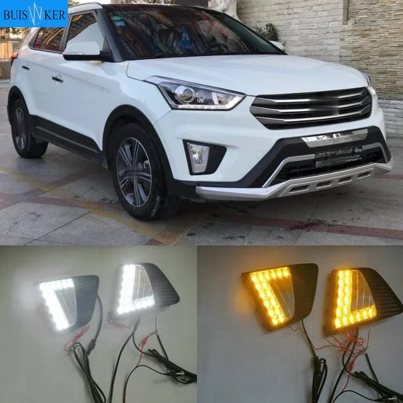 

For Hyundai ix25 Creta 2014 2015 2016 Driving DRL Daytime Running Light fog lamp Relay 12V LED Daylight car styling