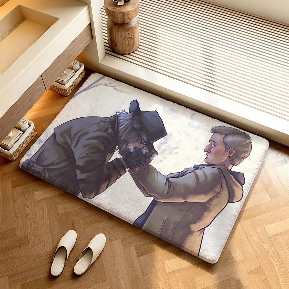 Karl Heisenberg Ethan Winters Wintersberg Shower Room Absorbent Small Floor Mat Soft Comfortable Decorative Foot Mat