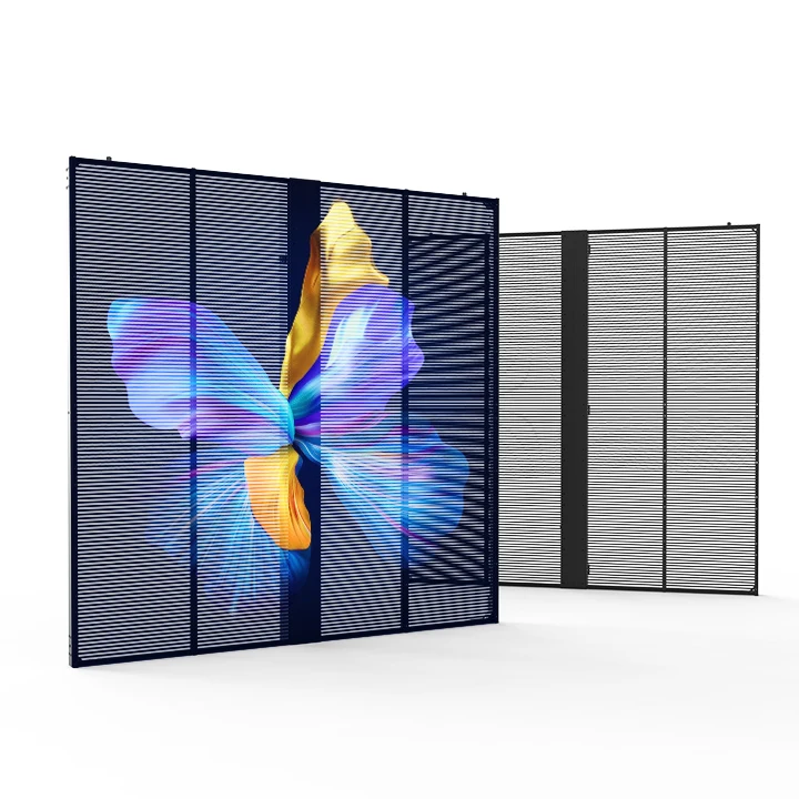 Energy Efficient Transparent Glass P3.9-7.8 Led Screen Transparent Led Display Screen Screen Led Transparent for Restaurants