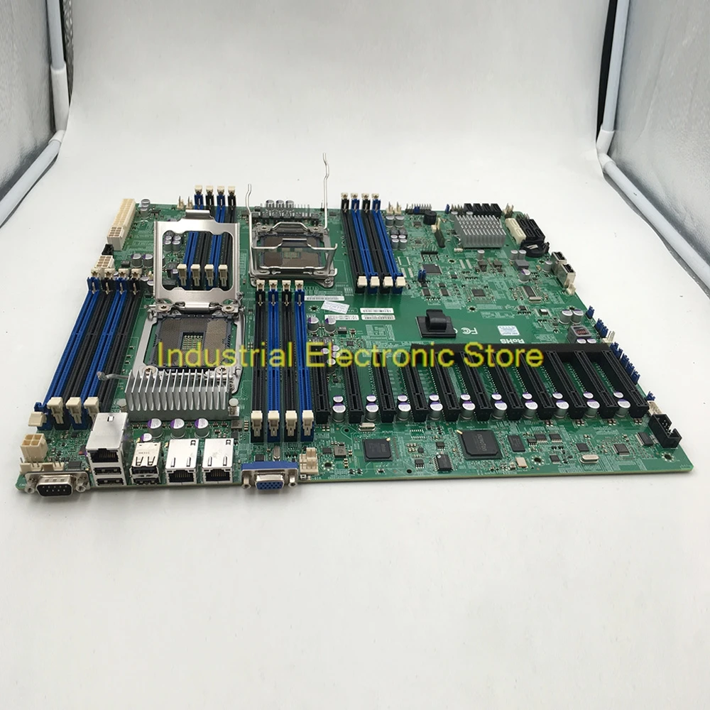 Server Motherboard LGA2011 X79 Support E5-2600 Series X9DRX+-F