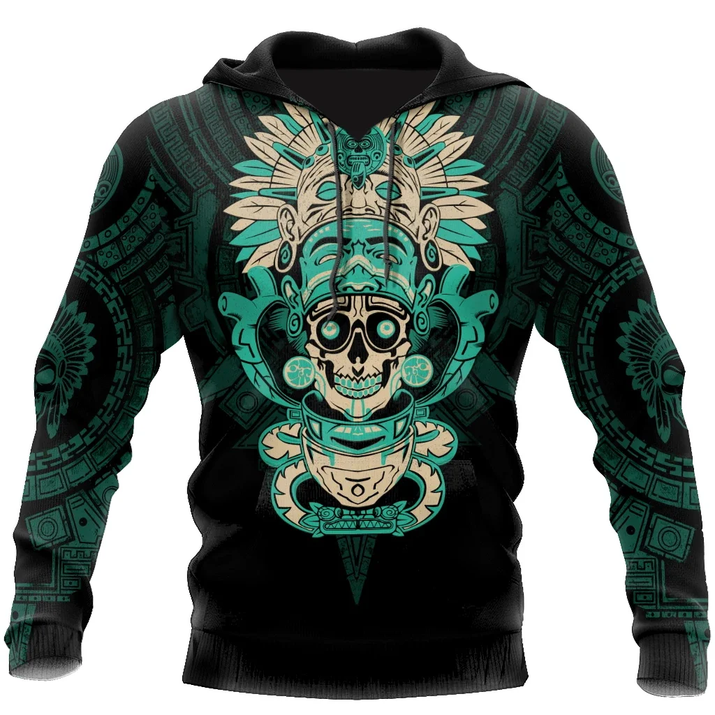 

Mexico Aztec Quetzalcoatl Tezcatlipoca Tattoo 3D All Over Printed Mens Hoodie Unisex Hooded Sweatshirt Pullover Sudadera Hombre