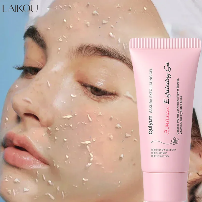 LAIKOU Sakura Gentle Exfoliating Peeling Gel Facial Scrub Moisturizing  Nourishing Repair Scrubs Face Cream Beauty Skin Care