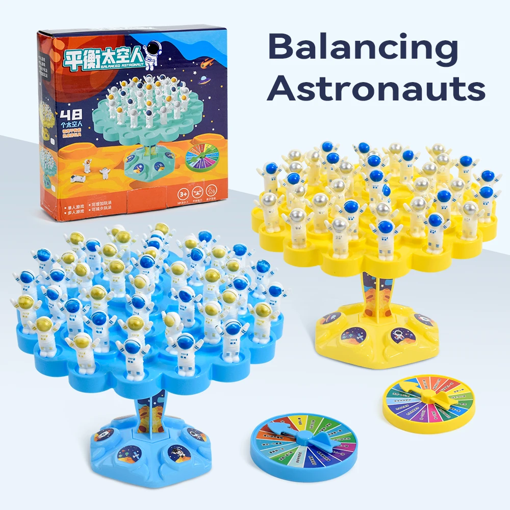 Children\'s Spaceman Balance Tree Toy Educational Montessori Math Toys Balancing Board Parent-Child Interaction Table Games Gift