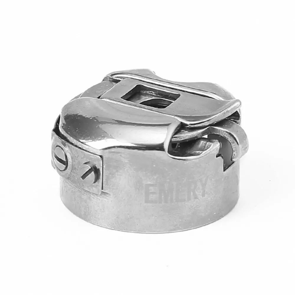 Steel Industrial Sewing Machine Bobbin Case Silver Old Pedal Sewing Machine Accessories Bobbin Spool Case Sewing Tools
