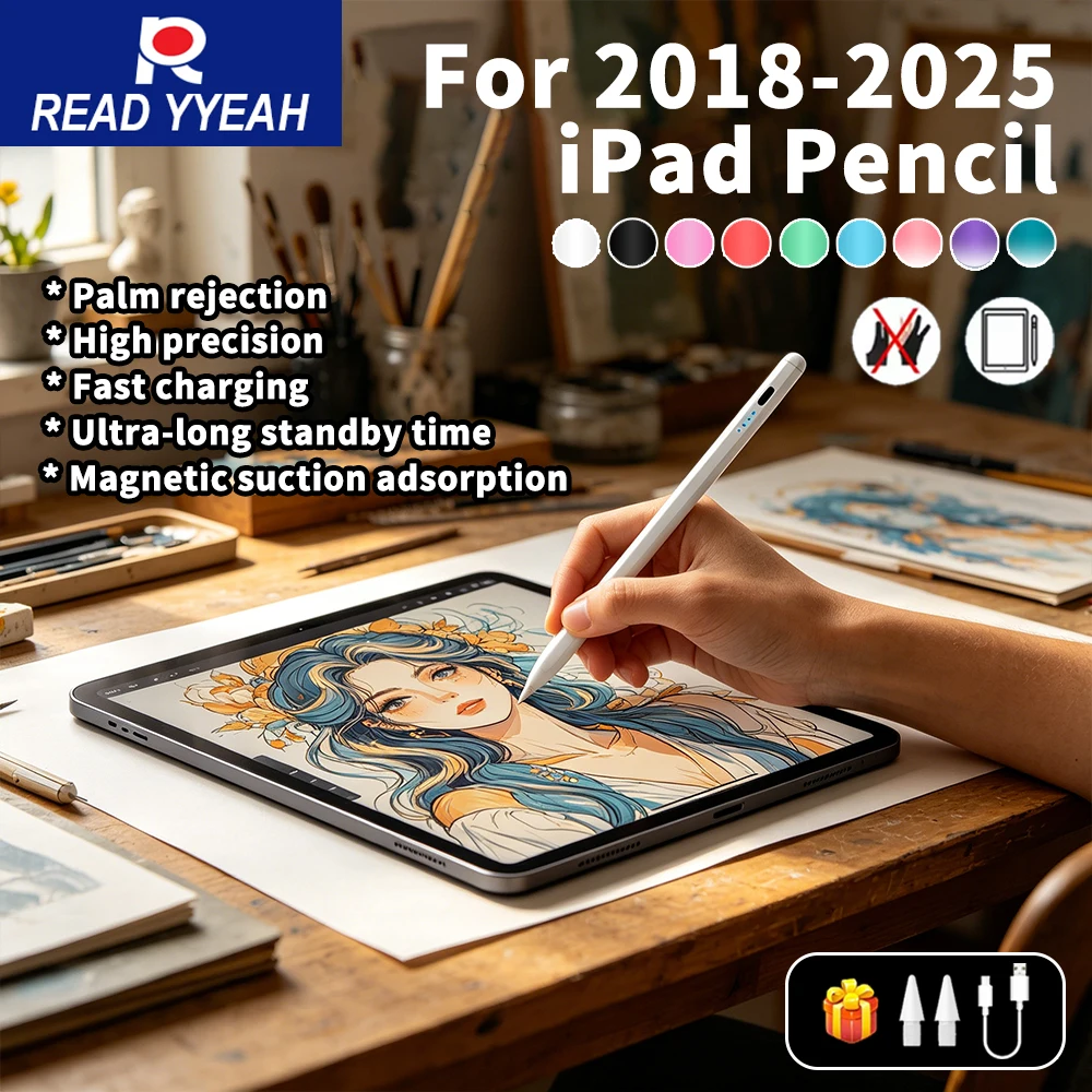 2026 New Stylus Pen With Palm Rejection For iPad 10 11th A16