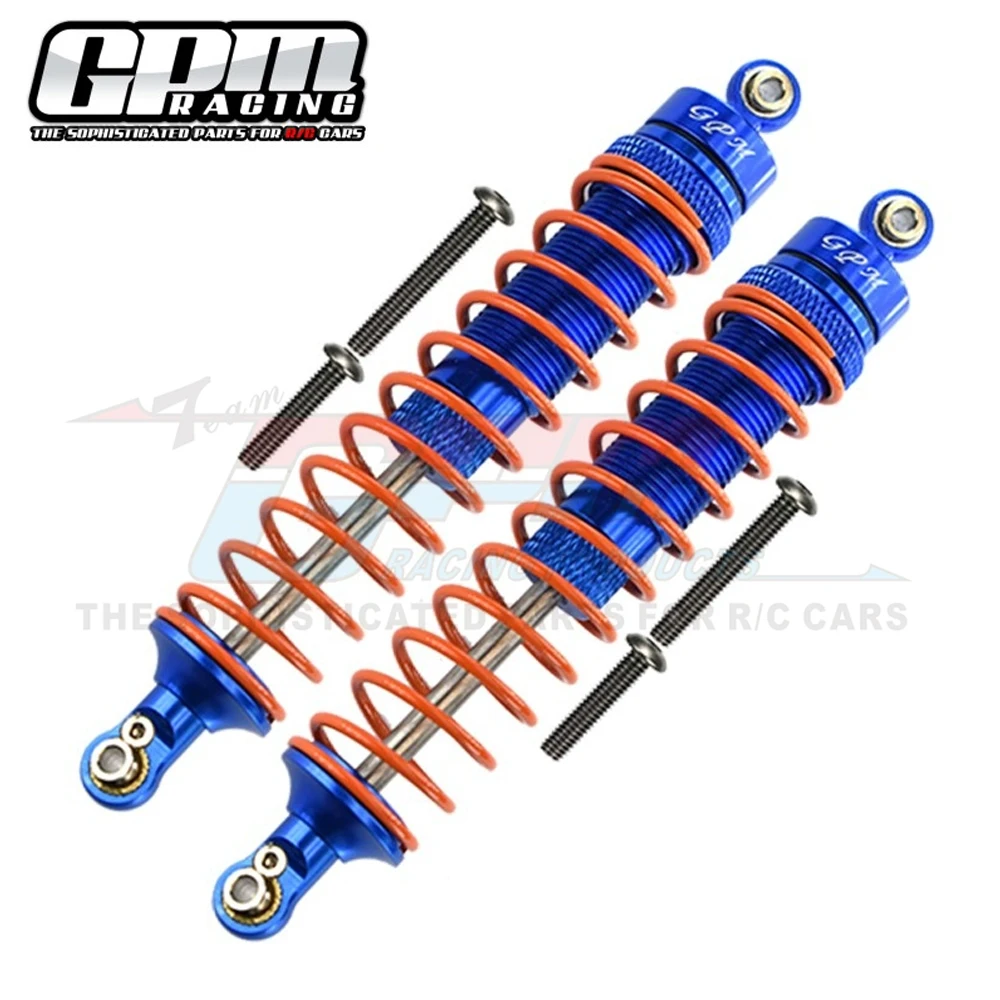 GPM For ARRMA 1/8 TYPHON 1/10 Granite Big Rock Crew Senton 4X4 3S Upgrade Parts Metal Bold 115MM Rear Shock Absorber AR330551