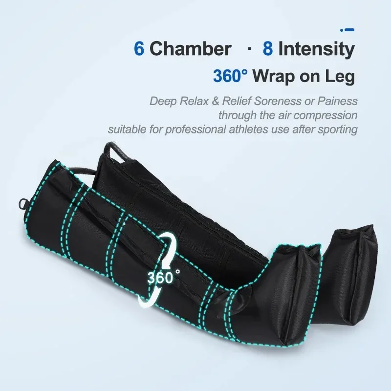 Professional Massage Compression Boots Pressotherapy Lymph Drainage 270mmHg Limb Therapy System for Recovery