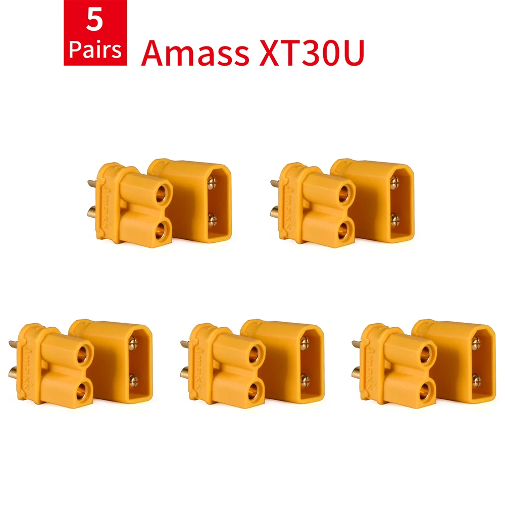 9IMOD 5/10pairs XT60 XT30 XT90 T-plug Male Female Bullet Connectors Amass XT30U XT60H XT90 T Plug Deans for RC Lipo Battery