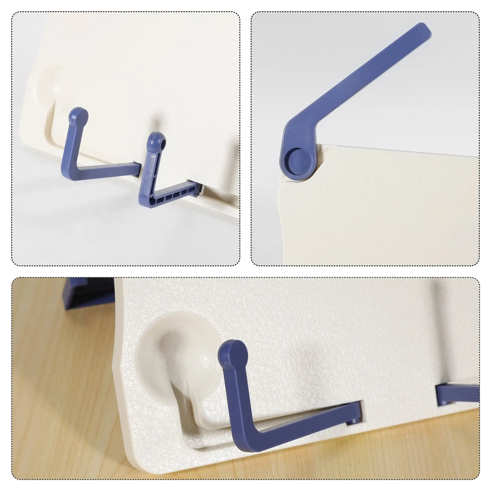 Suporte de música dobrável aa44m, suporte de partituras abs aplicável para guitarra, piano, violino, instrumento musical universal