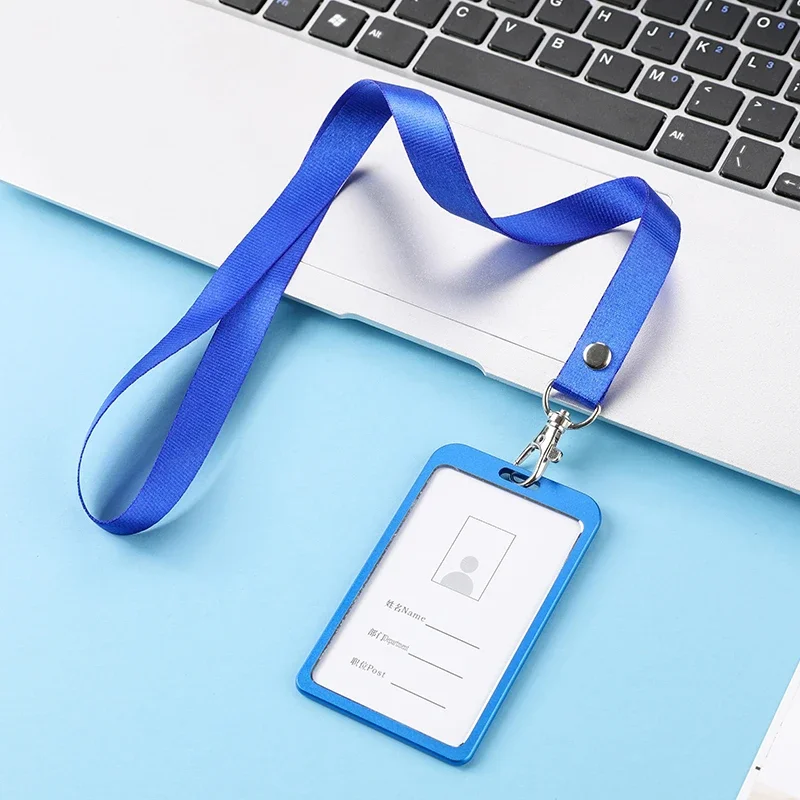 1Pcs Thicken Pure Color Lanyards Safety Hanging Neck Strap Lanyard For Mobile Phone ID Name Badge Holder Keys Metal Ring