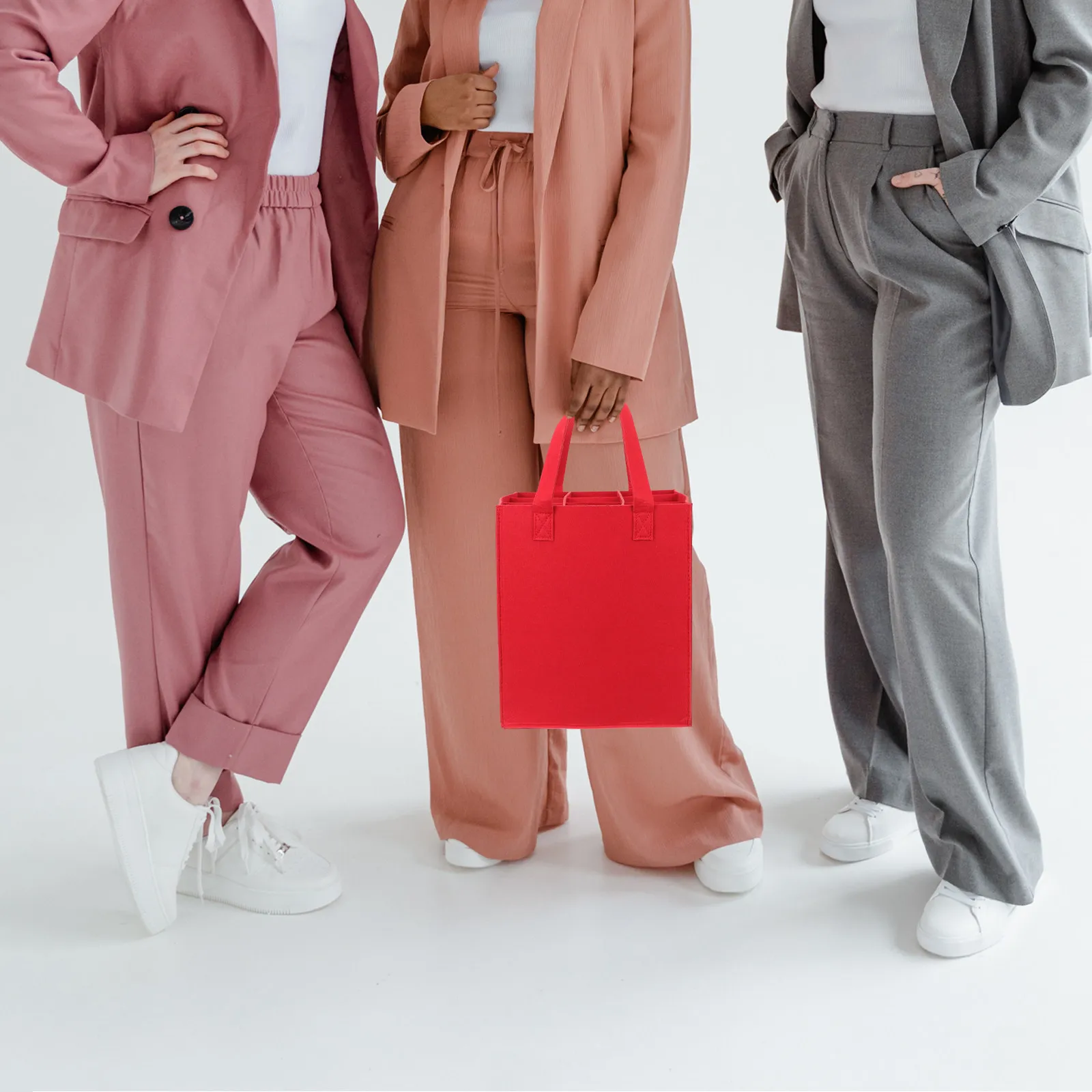 Bolsa de Vino Reutilizable, Material de Fieltro Resistente, Estuche de Transporte para Vino y Cerveza, Almacenamiento Portátil con Compartimentos Divididos, Idea de Regalo para Fiestas